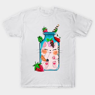 Cat in Bottle T-Shirt